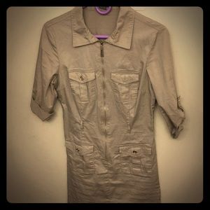 Beige Utility Jacket